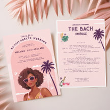 Retro Beach Bachelorette Weekend Route