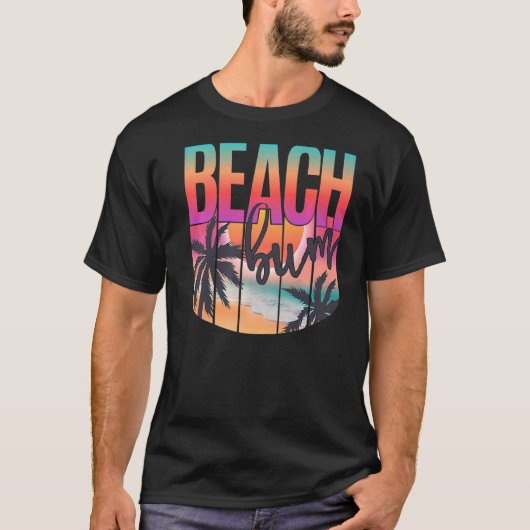 Retro  Beach Beach Summer Vacking T-shirt (Voorkant)
