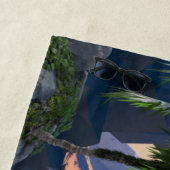 Retro Beach bestemmingen Strandlaken (In situ)