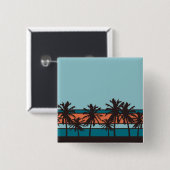 Retro Beach Button (Voorkant /achterkant)