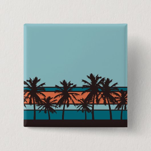 Retro Beach Button (Voorkant)