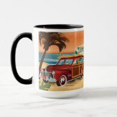 Retro Beach Camper + Classic Car Mok (Links)