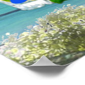 Retro Beach Cocktails  Poster (Hoek)