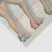  Retro Beach Dames Hebben Plezier In Zwempakken Tissuepapier (Detail)