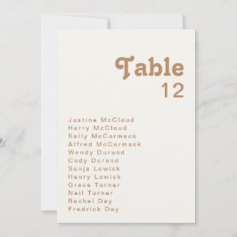 Retro Beach | Grafiek Ivory-tabelnummer