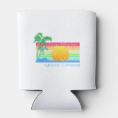 Retro Beach Grand Cayman Blikjeskoeler (Achterkant)