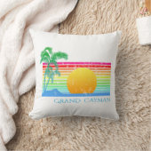 Retro Beach Grand Cayman Kussen (Deken)