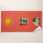Retro Beach-handdoek omringen Strandlaken (Voorkant)