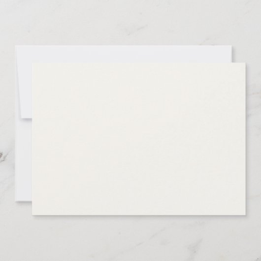 Retro Beach | Horizontale BrownPhoto Save the Date (Achterkant)