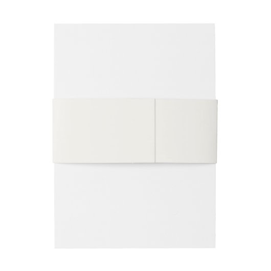 Retro Beach | Ivory Invitation Belly Band Uitnodigingen Wikkel (Achterkant Voorbeeld)