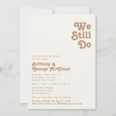 Retro Beach | Ivory we doen nog steeds geen hernie Kaart (Voorkant)