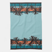 Retro Beach Kitchen Towelen Theedoek (Verticaal)