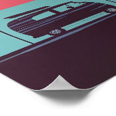 Retro Beach Life - A Summer Adventure Poster (Hoek)