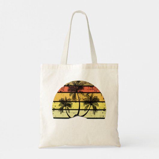 Retro Beach Life Tote Bag (Achterkant)