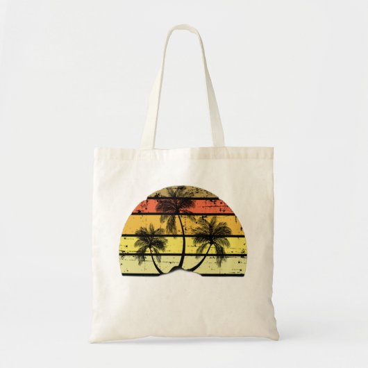 Retro Beach Life Tote Bag (Voorkant)