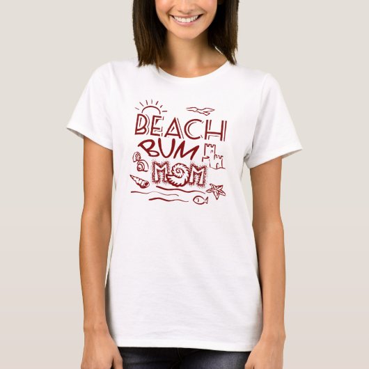 Retro Beach Ma T-shirt (Voorkant)