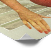 Retro Beach Pin-up stijl Poster (Hoek)