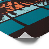 Retro Beach Poster (Hoek)