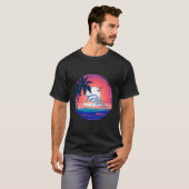 Retro Beach Sunset 1 T-shirt (Voorkant volledig)