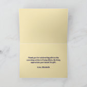 Retro Beach Surfen Baby shower Dank u kaart (Binnen)