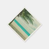 Retro Beach Thema Servet (Hoek)