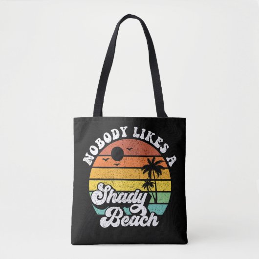 Retro Beach Tote Bag (Voorkant)