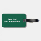 Retro Beach Travel Seascape Outdoors Bagagelabel (Achterkant horizontaal)