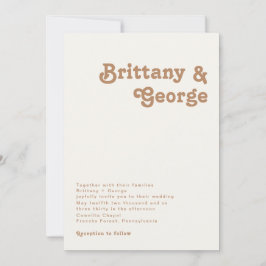 Retro Beach | Uitnodiging tot weddenschappen in Iv