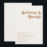 Retro Beach | Uitnodiging tot weddenschappen in Iv<br><div class="desc">Dit retro strand | Iivoorbruiloft is perfect voor je eenvoudige , kleurrijke tropische boho zomerbruiloft. Het unieke bohemische middeleeuwse lettertype geeft dit ontwerp een klassiek, minimalistisch hippiebeeld. Stel dat je op zoek bent naar een design dat heldere, rustige oceaankleuren bevat voor je creatieve 70's strandbruiloft. In dat hoesje zijn dit...</div>