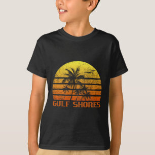 Retro Beach Vakantie Golfkust Alabama S T-shirt