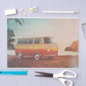 Retro  Beach Van Surfer Decoupage Papier (Craft)