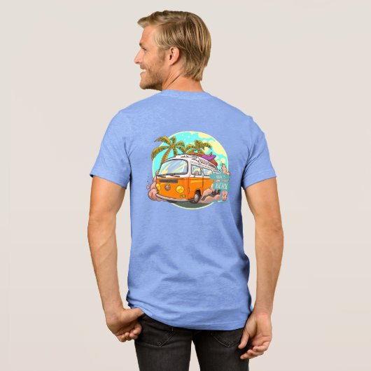 Retro Beach Van T-Shirt (Voorkant)