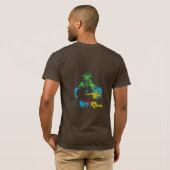 Retro Beach VB Life T-shirt (Achterkant volledig)