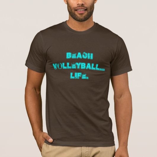 Retro Beach VB Life T-shirt (Voorkant)