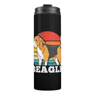 Retro Beagle Dog Thermosbeker