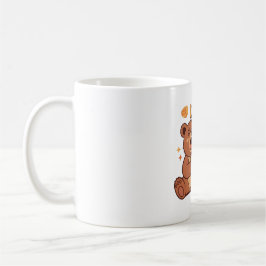 Retro Bear Snack First White Mug Koffiemok