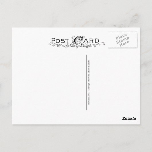 Retro Beartooth Bergen Schilderachtig snelweg land Briefkaart (Achterkant)