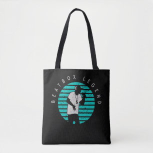 Retro Beatbox Musicien Rap en Hip Hop Music Tote Bag