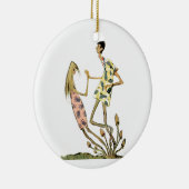  Retro Beatnik Hippie-paddenstoel Keramisch Ornament (Rechts)