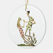  Retro Beatnik Hippie-paddenstoel Keramisch Ornament (Links)