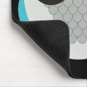 Retro Beauful Owl Muismat (Hoek)