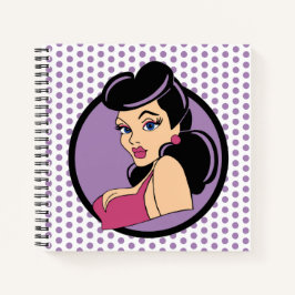 Retro Beauful Woman Notitieboek