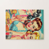 Retro Beauties Pin Up Legpuzzel (Horizontaal)