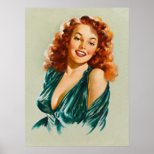Retro Beauty 06 Poster (Voorkant)