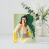 Retro Beauty 33 Briefkaart (Staand voorkant)