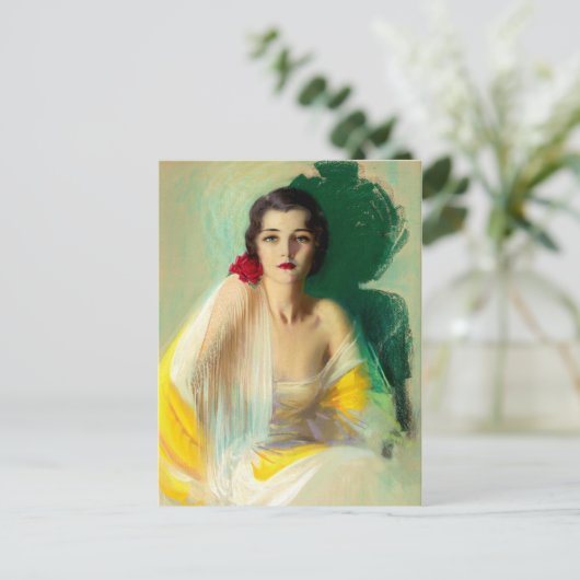 Retro Beauty 33 Briefkaart (Staand voorkant)