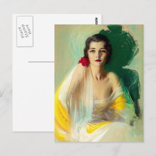 Retro Beauty 33 Briefkaart (Voorkant / Achterkant)