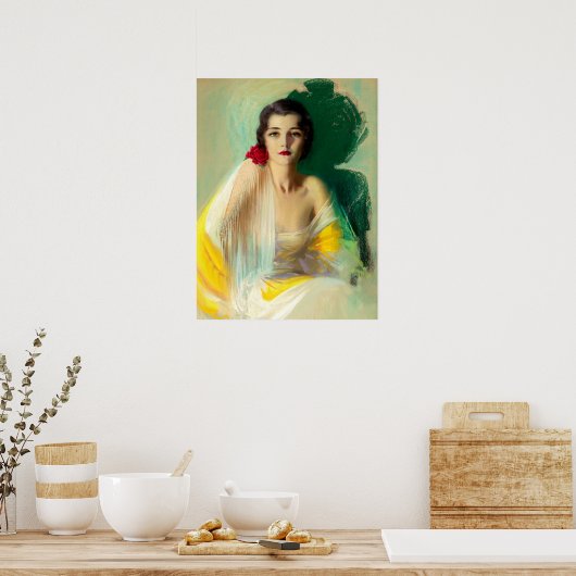 Retro Beauty 33 Poster (Keuken)