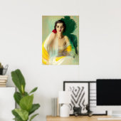 Retro Beauty 33 Poster (Thuiskantoor)