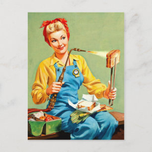 Retro Beauty 38 Briefkaart